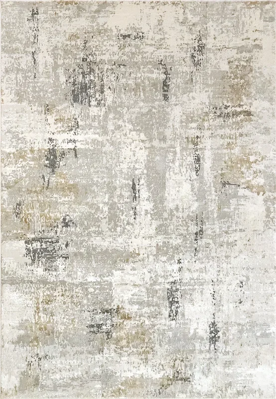 Dynamic Rugs Quartz 27048 Ivory Grey Transitional Machine-Made Rug