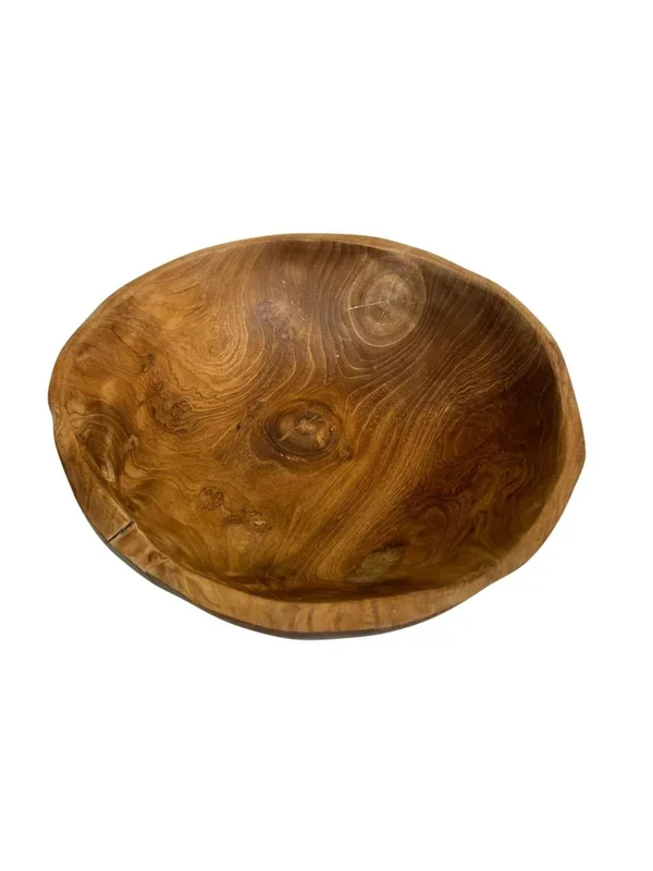 Eclectic Home Accent Teak Dish 2891 Natural Decor Furniture