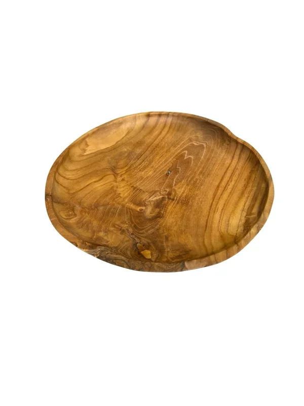 Eclectic Home Accent Teak Plate 2908 Natural Decor Furniture