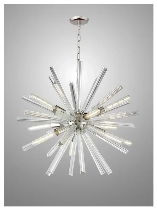 Eclectic Home Lighting Krystal Nickle Pendent Light