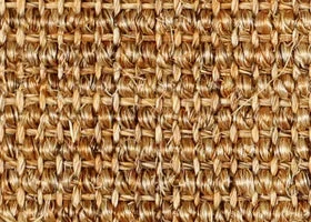 Eldorado Fine Rib Sisal small rug with Belgian Jute binding