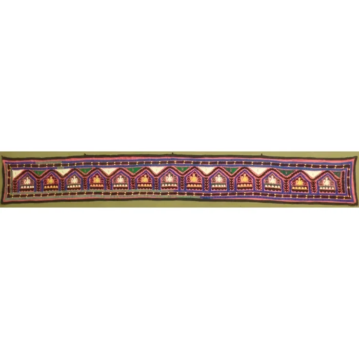 Fine Art Handmade Afghanistan Cotton Ready To Hang For Home Wall Art Decoration 145″ X 17″ Panwd0013