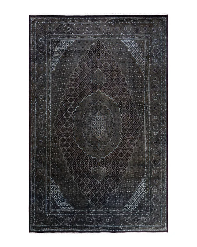Fine Vibrance, One-of-a-Kind Hand-Knotted Area Rug – Brown, 6′ 5″ x 10′ 0″