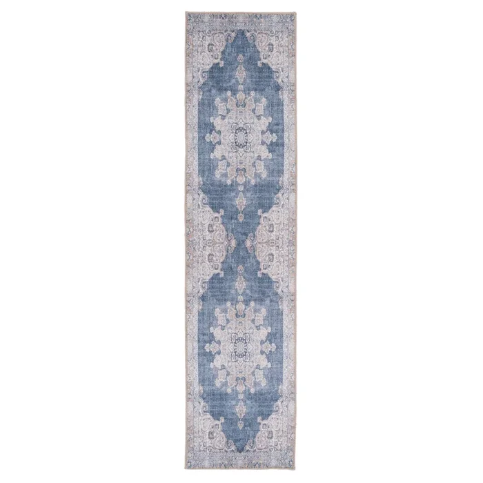 Flatwoven Washable Denim Blue Runner – Ballina