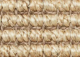 Flaxen Heavy Rib Sisal small rug with Belgian Gold Chenille binding