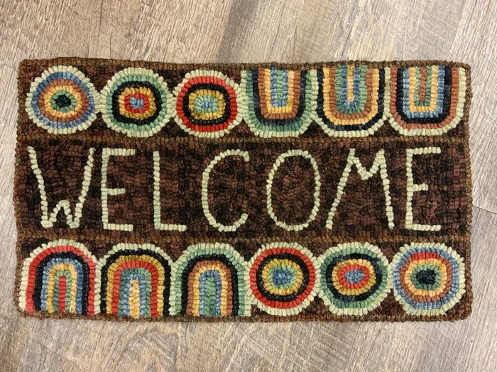 Geometric Welcome 10×18