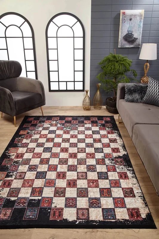 Gianna Turkish Distressed Ethnic Vintage Luxury Rug