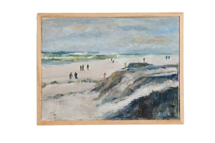 Grace B. Keogh Painting “People on Beach”