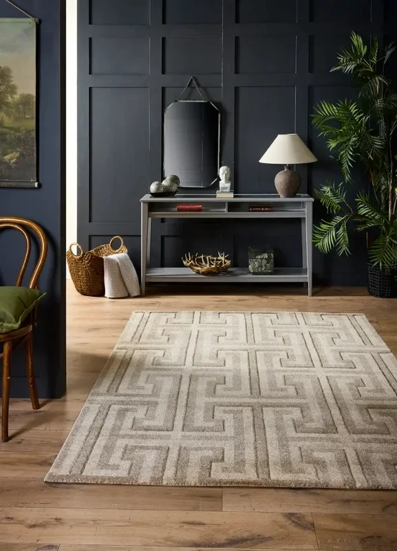 Greek Key Beige