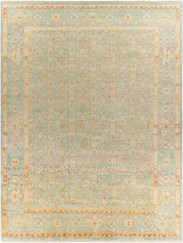 Hamadan 30390 Hand Knotted Wool Indoor Area Rug by Surya Rugs
