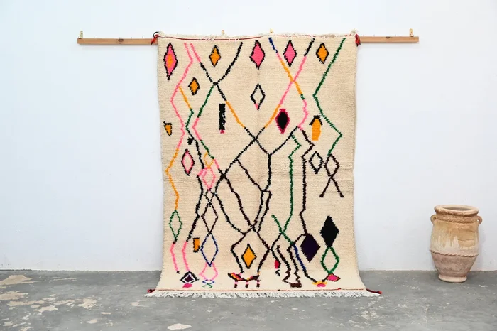 Handmade Azilal Rug, 215 x 145 cm, AZO-571