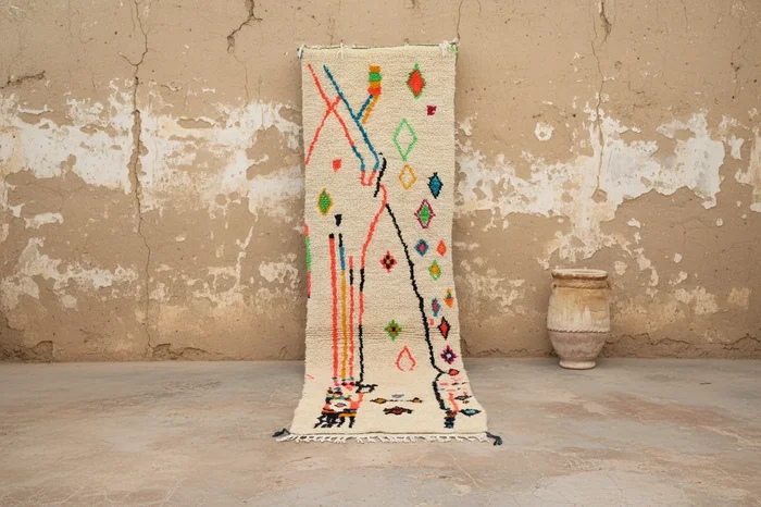 Handmade Azilal Rug, 305 x 85 cm, RO-215