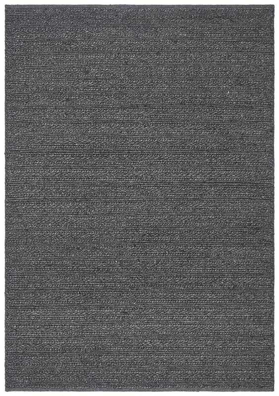 HARVEST Charcoal Hand Woven Floor Rug