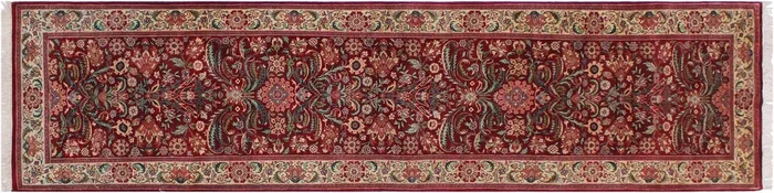 Heritage Adaline Red/Beige Wool Runner – 2’6” x 10’0”