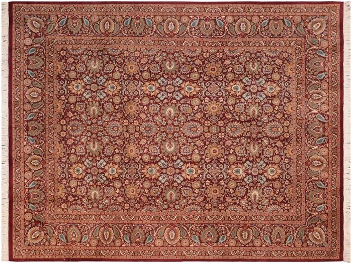 Heritage Dara Maroon/Green Wool Rug – 8’0” x 10’1”