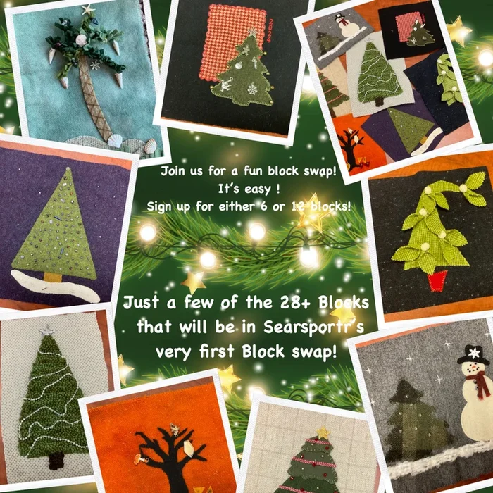 Holiday Tree Block Swap DETAILS & DEADLINES