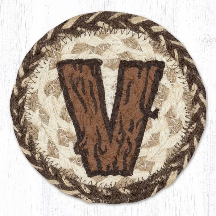 IC-9-870 Rustic V Individual Coaster