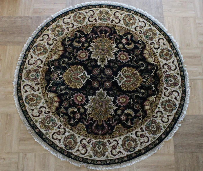 Indian Hand Knotted Wool Rug- 426