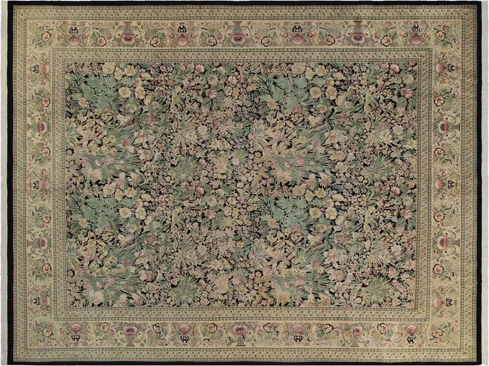 Inkalab Heritage Jeannie Black/Beige Wool Rug – 10’0” x 14’3”