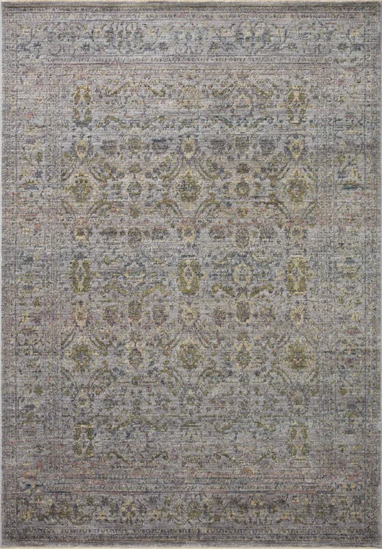 Jean Stoffer x Loloi Bradbury BRU-04 Grey Multi Contemporary Power Loomed Rug