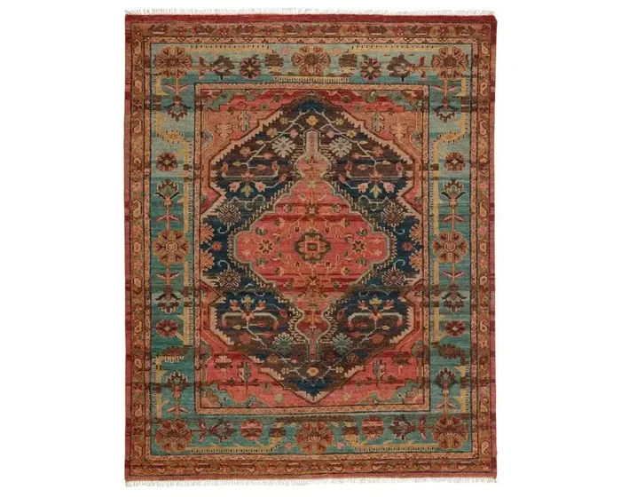 Jinsen JIN03 Aqua/Blue Rug