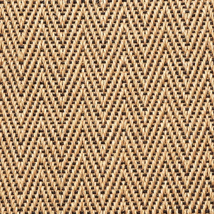 Kalahari Black Herringbone Sisal