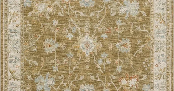Karastan Adalia Iznik Brown Rug 5 ft. X 7 ft. 6 in. Rectangle