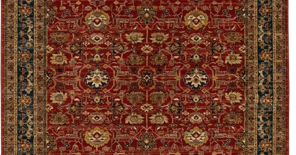 Karastan Spice Market Keralam Garnet Rug 1 ft. 6 X 1 ft. 6 Rectangle