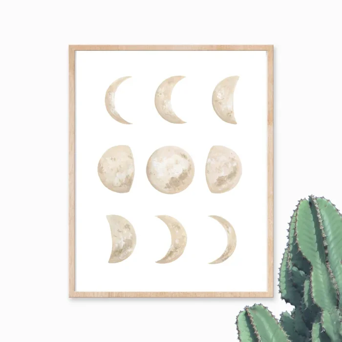 Katelyn Morse Moon Phases Art Print 11×14