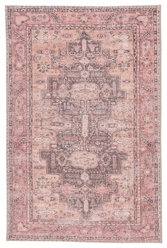 Kindred KND06 Pink/Dark Purple Rug