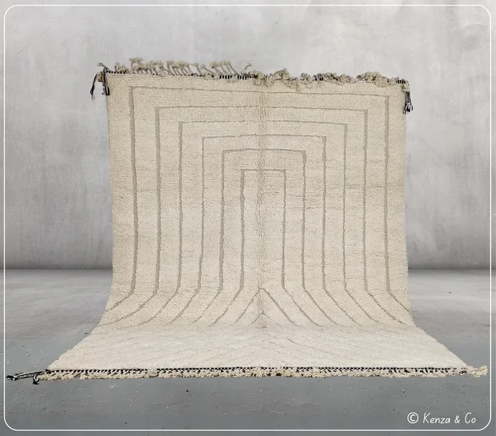 LARGE Beni Ouarain Rug, 290 x 220 cm || 9,51 x 7,22 feet, G-268