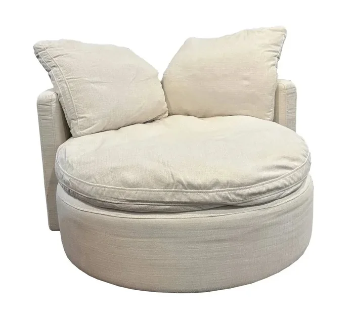 Large Round Swivel Chair