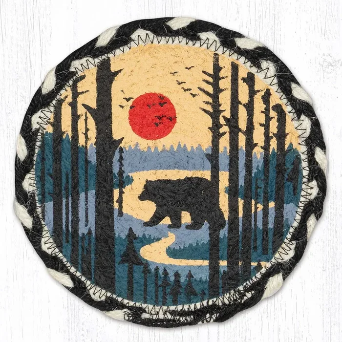 LC-430 Bear Scene 7″ Round