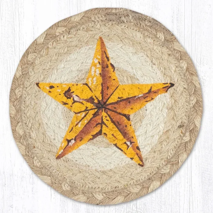LC-776 Yellow Star 7″ Round