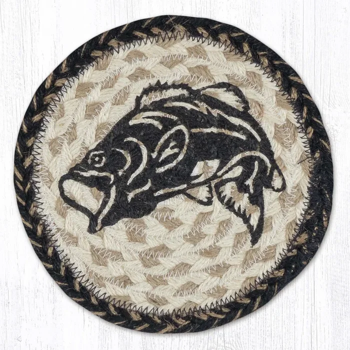 LC-9-93 Big Mouth Bass 7″ Trivet