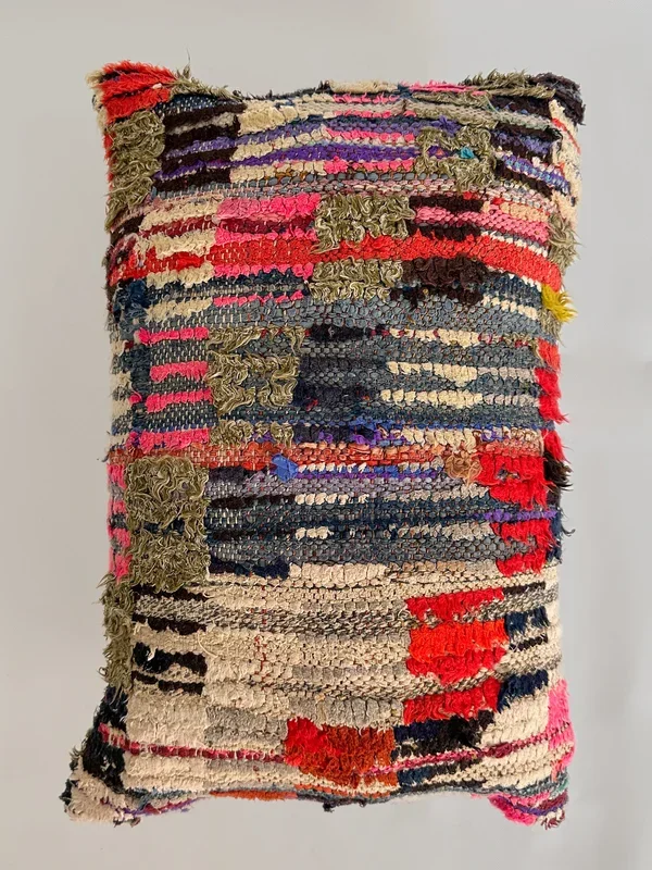 Le Vieux Village’s Red Checkered Pillow