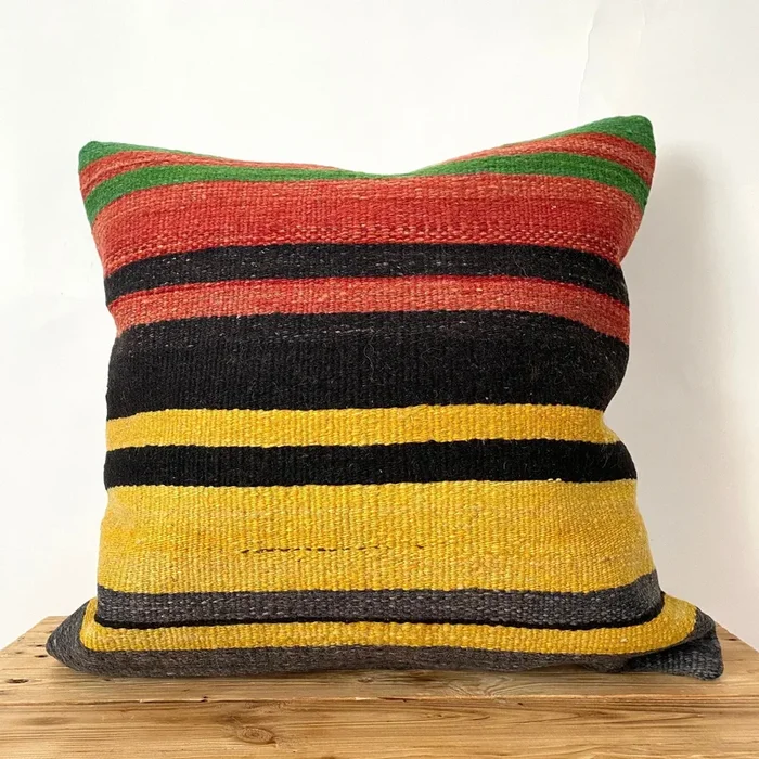 Lexine – Multi Color Kilim Pillow Cover