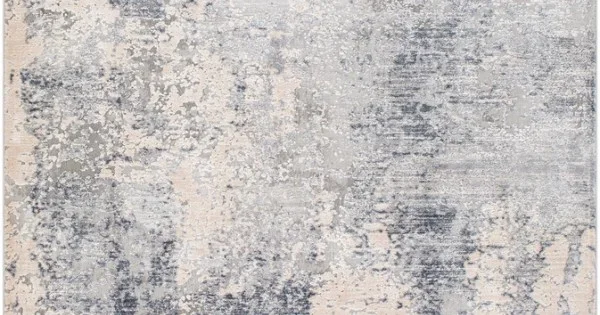 Livabliss Alpine ALP2306 Medium Gray Charcoal Area Rug 2 ft. X 2 ft. 11 in. Rectangle