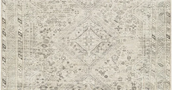 Livabliss Amelie AML2379 Off-White Sage Area Rug 2 ft. X 2 ft. 11 in. Rectangle