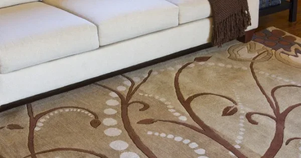 Livabliss Athena ATH5006 Camel Khaki Area Rug 8 ft. X 10 ft. Oval
