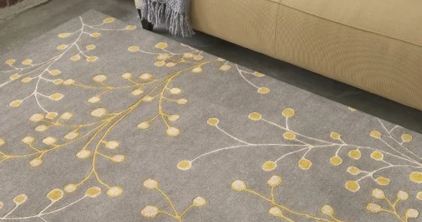 Livabliss Athena ATH5060 Taupe Mustard Area Rug 8 ft. X 10 ft. Oval