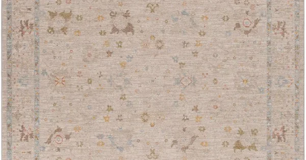 Livabliss Avant Garde AVT2368 Medium Gray Taupe Area Rug 6 ft. 7 in. X 9 ft. 6 in. Rectangle