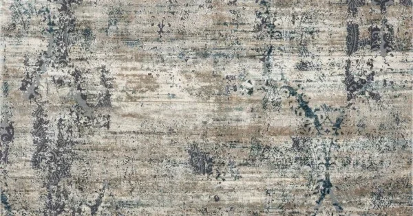 Loloi Cascade CAS-01 TAUPE / BLUE Area Rug 2 ft. 7 in. X 12 ft. 0 in. Rectangle