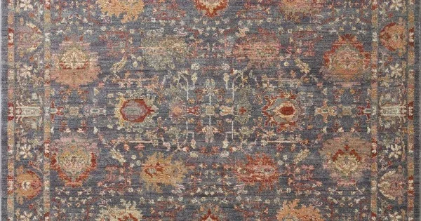 Loloi Giada GIA-01 Grey / Multi Area Rug 2 ft. 7 in. X 10 ft. 0 in. Rectangle