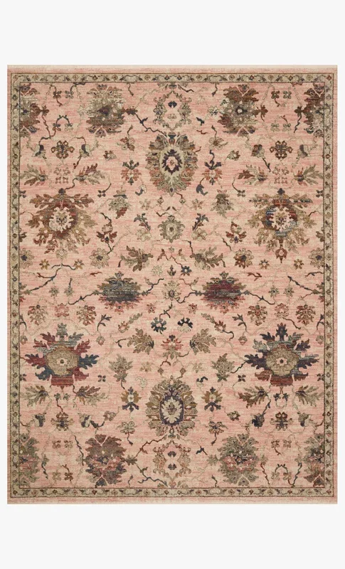 Loloi Giada GIA-03 Blush Multi Traditional Power Loomed Rugs