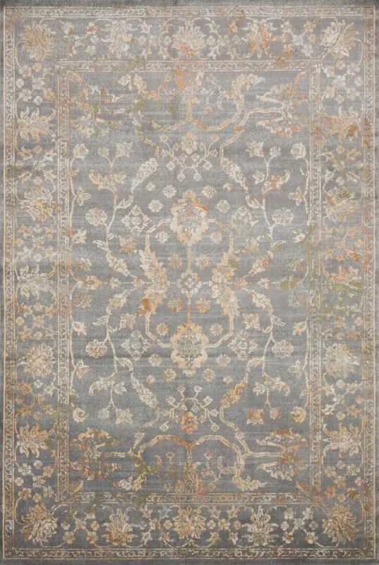 Loloi II Isadora ISA-05 Silver Silver Transitional Power Loomed Rug