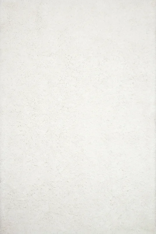 Loloi II Mila Shag MIL-01 White Shag Machine Tufted Rug