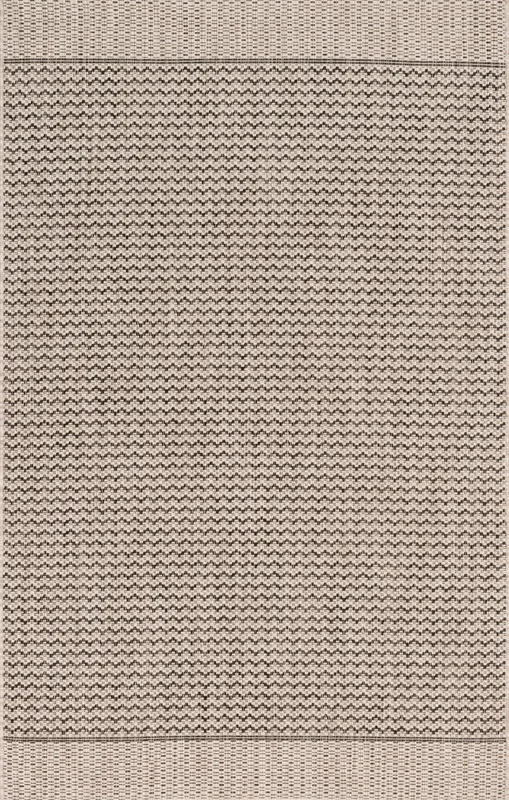 Loloi Isle IE-03 Grey Black Indoor/Outdoor Power Loomed Rug