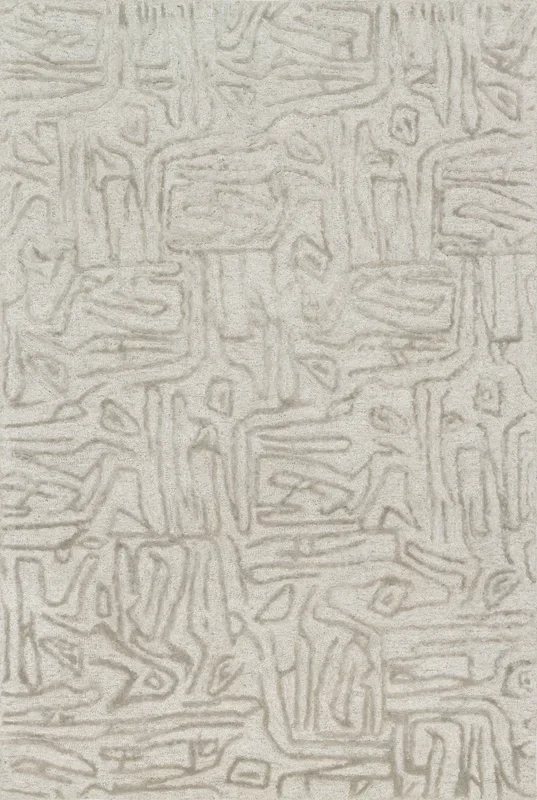 Loloi Juneau JY-06 Silver Silver Contemporary Hand Tufted Rug