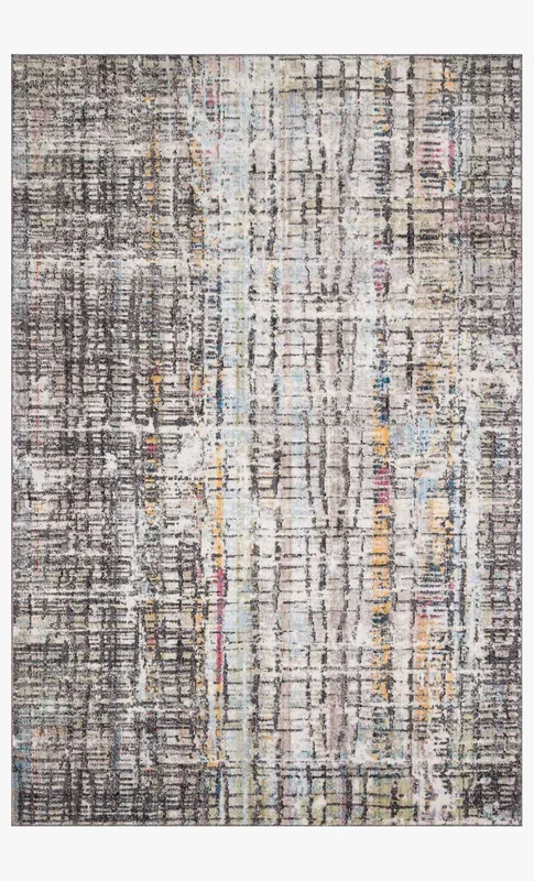 Loloi Medusa MED-08 Charcoal Multi Contemporary Power Loomed Rug